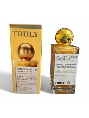 TRULY Golden Glaze Body Oil with Vitamin C NIB